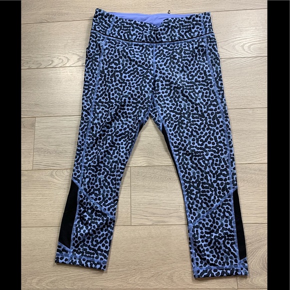 Lululemon Pace Rival Crop *Full-On Luxtreme Ace Spot Lullaby Black - Picture 2 of 10